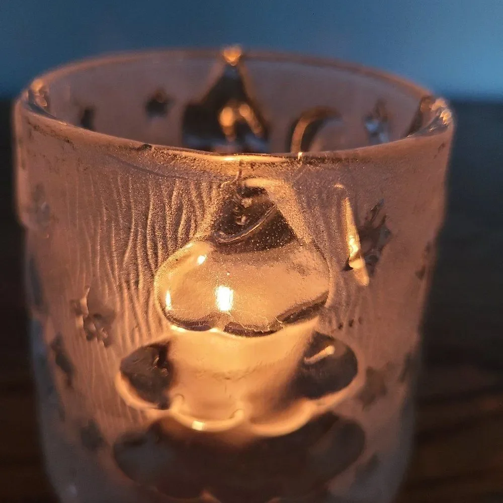 Vintage textured glass